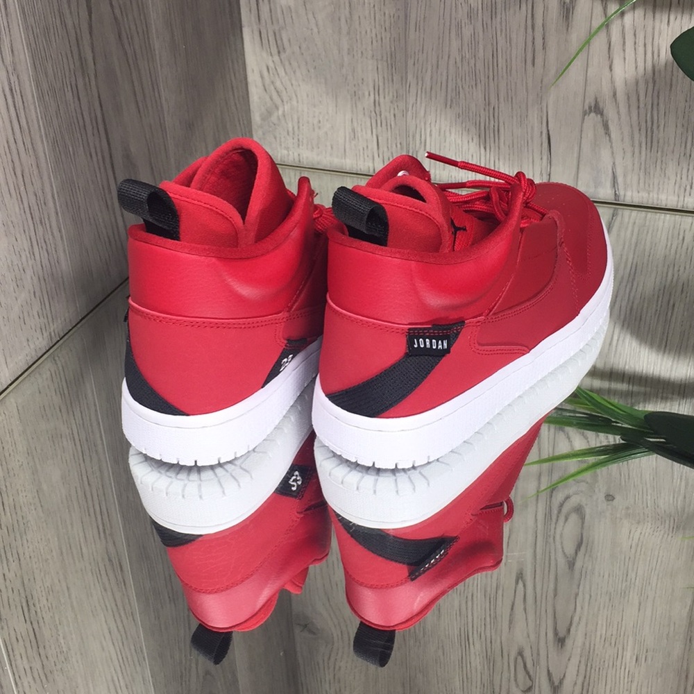 Nike WMNS Jordan Fadeaway (GS) gym red/black-white - Picture 6 of 8